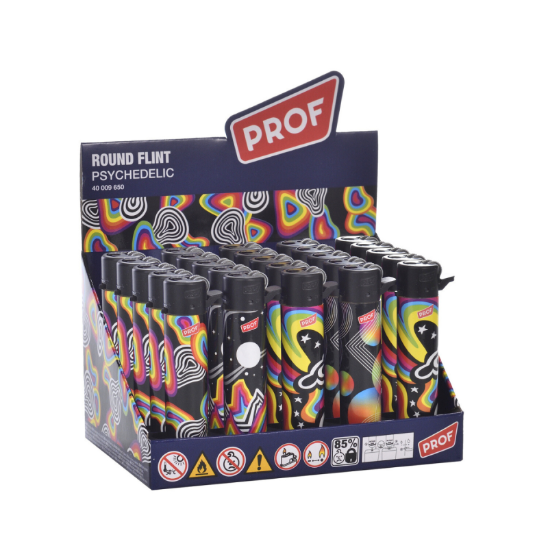 Briquets-Ronds-Clipper-Prof-Multicolore