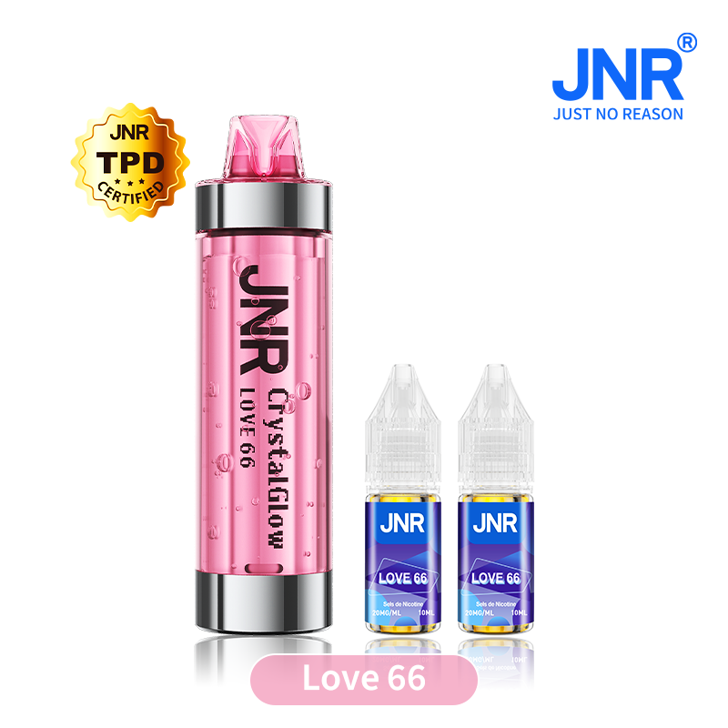 Kit LOVE66 33000 puffs - CRYSTAL GLOW JNR