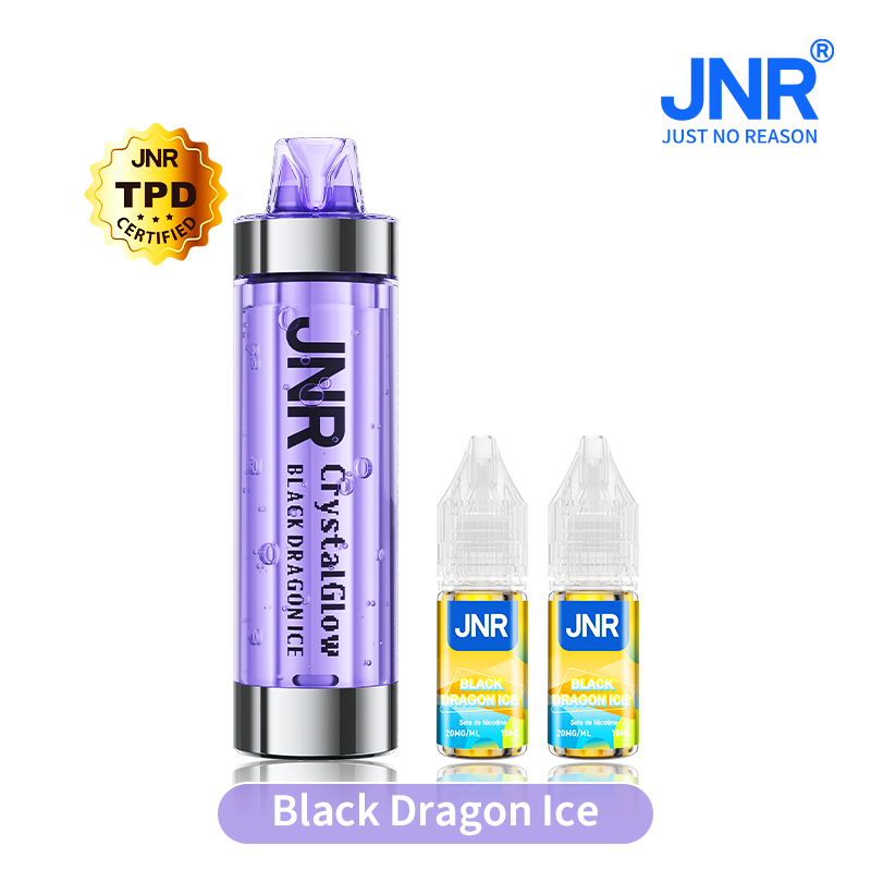 Kit Black Dragon Ice 33000 puffs - CRYSTAL GLOW JNR