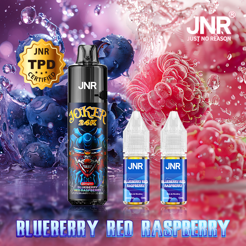 Kit Blueberry Red Raspberry 24000 puffs - JOKER JNR