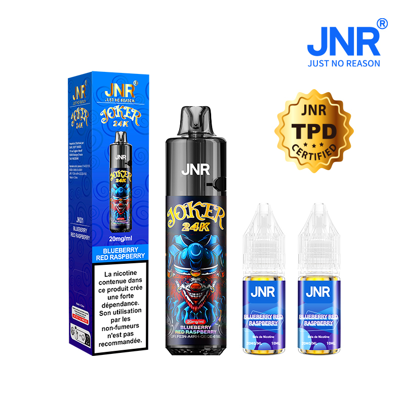 Kit Blueberry Red Raspberry 24000 puffs - JOKER JNR