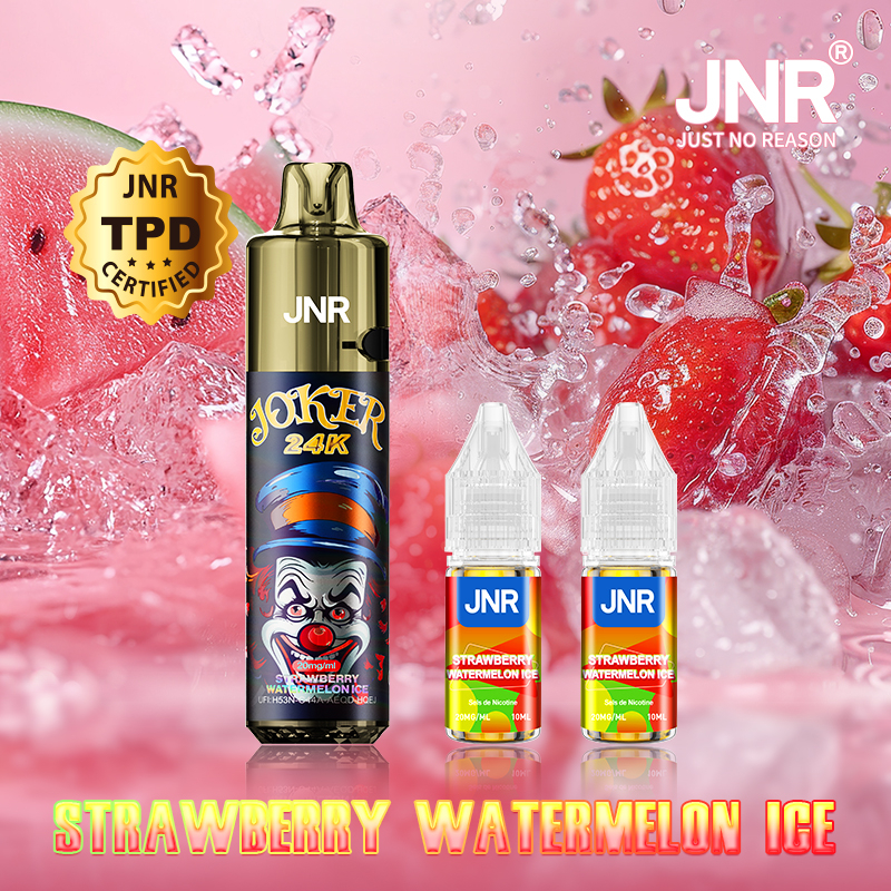 Kit Strawberry Watermelon Ice 24000 puffs - JOKER JNR