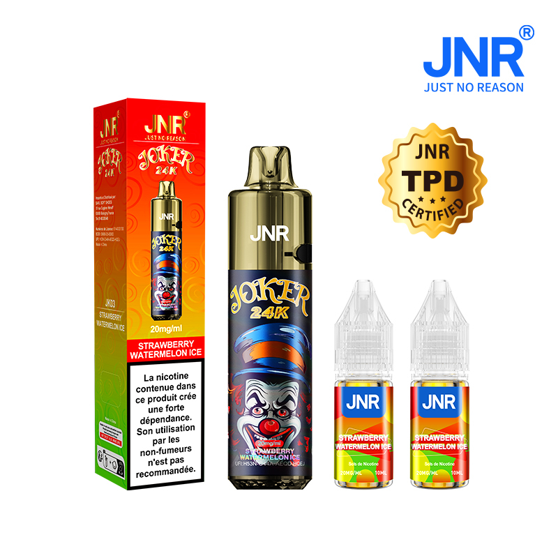 Kit Strawberry Watermelon Ice 24000 puffs - JOKER JNR