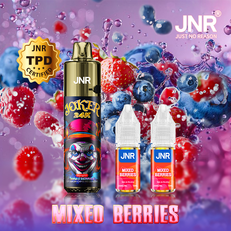 Kit Mixed Berries 24000 puffs - JOKER JNR