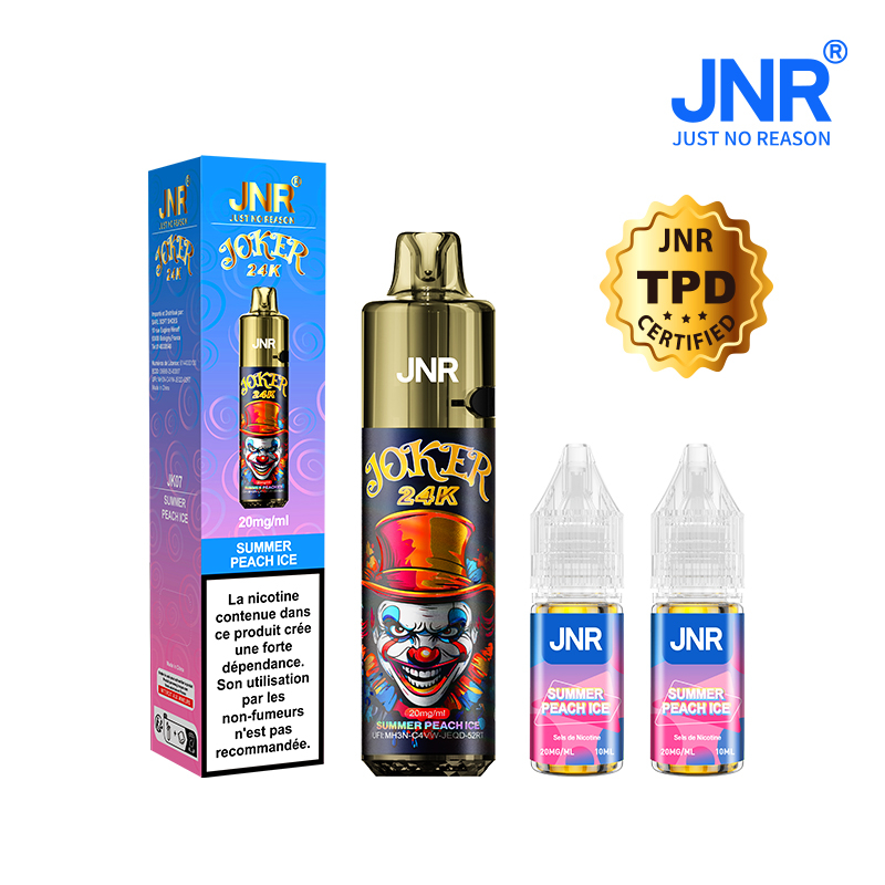 Kit Summer Peach Ice 24000 puffs - JOKER JNR