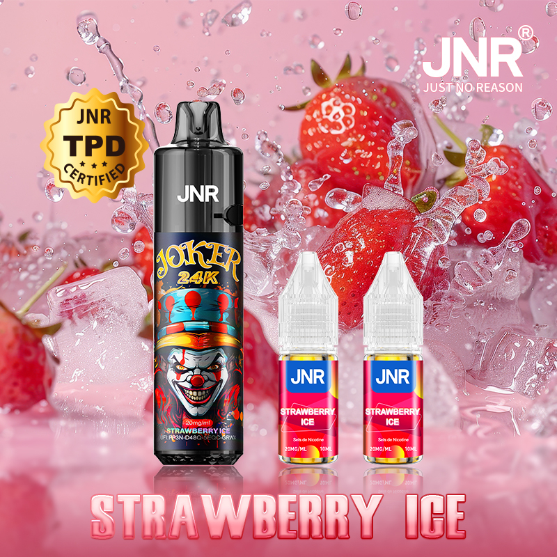 Kit Strawberry Ice 24000 puffs - JOKER JNR