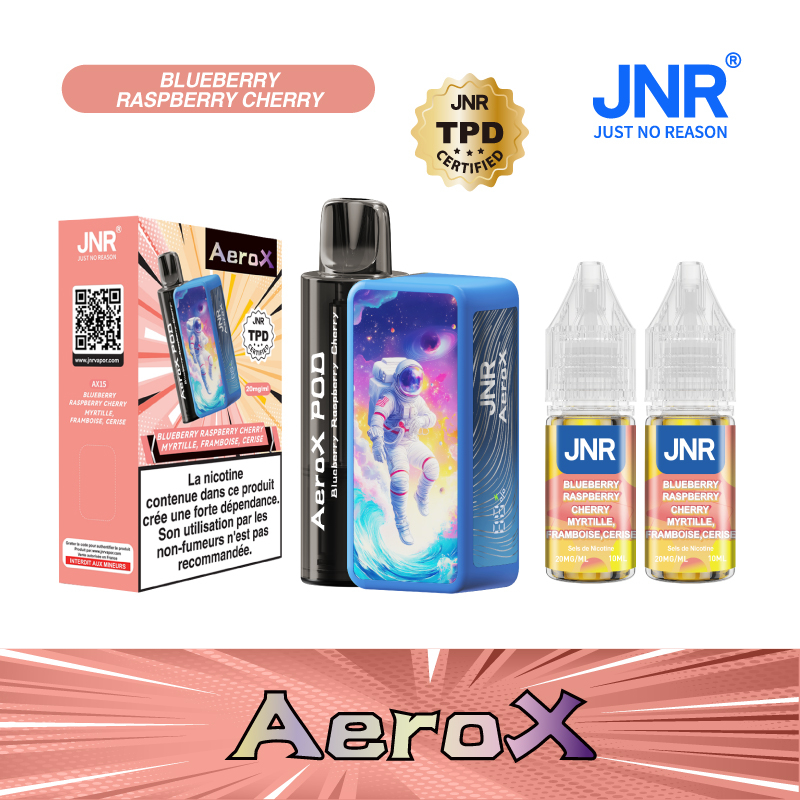 Kit Blueberry Raspberry Cherry 32000 puffs - AeroX JNR