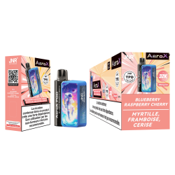 Kit Blueberry Raspberry Cherry 32000 puffs - AeroX JNR