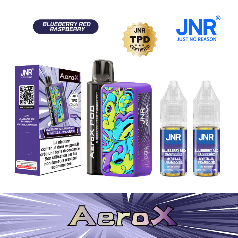 Kit Blueberry Red Raspberry 32000 puffs - AeroX JNR