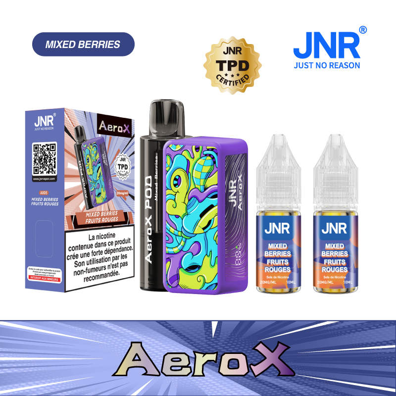 Kit Mixed Berries 32000 puffs - AeroX JNR