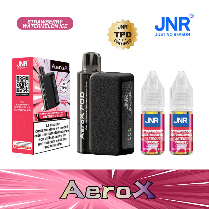 Kit Strawberry Watermelon Ice 32000 puffs - AeroX JNR