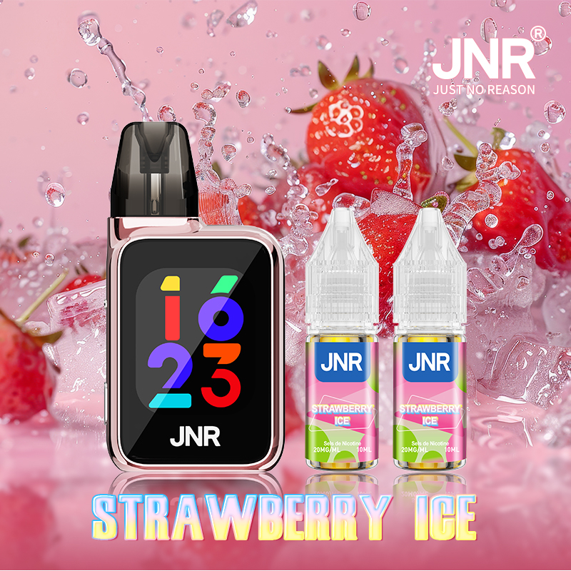 Kit Strawberry Ice 32000 puffs - FLUX PRO JNR