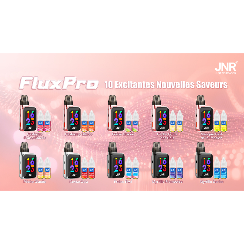 Carte saveurs Kit Flux Pro JNR