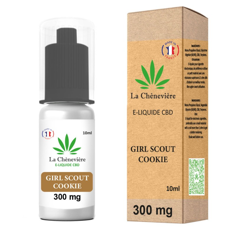 GIRL SCOUT COOKIES E-liquide - LA CHÈNEVIÈRE CBD GIRL SCOUT COOKIES E-liquide - LA CHÈNEVIÈRE CBD