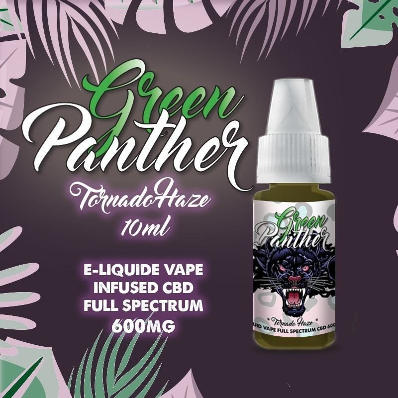 Tornado Haze 10ml 600mg - Green Panther CBD