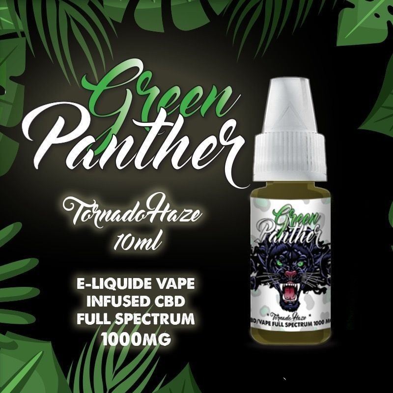 Tornado Haze 10ml 1000mg - Green Panther CBD