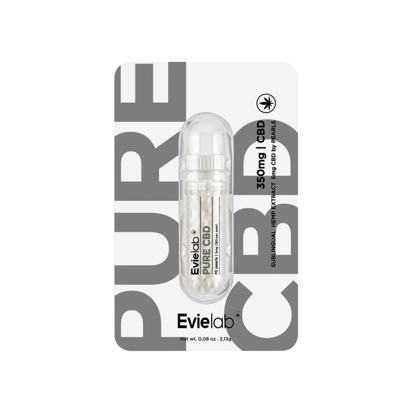 Micro-perles CBD Pure – Evielab | Emballage